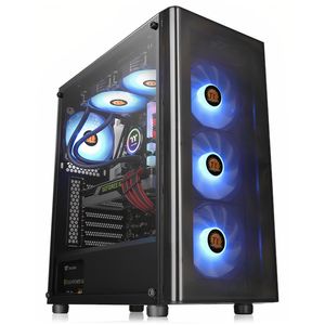 Gabinete Thermaltake V200 Cristal, Con Fuente 500w Y 1 Vent.