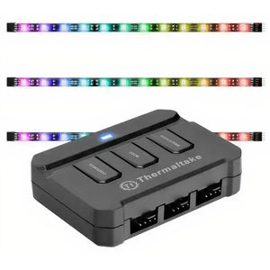 Controlador + 3 Tiras LED PC RGB Magnéticas Thermaltake 256C