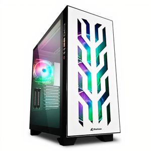 Gabinete Sharkoon Elite Shark CA300T 2 Vidrios, 4 Vent. ARGB
