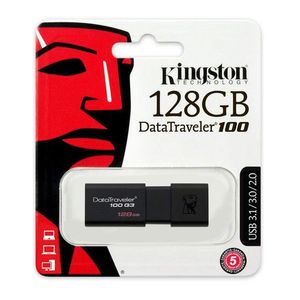 Pendrive Kingston Datatraveler 100 G3 - 128 Gb - Usb 3.0