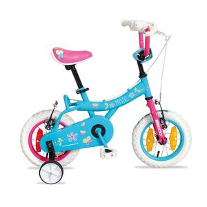 BACCIO Bicicleta MYSTIC rodado 12 Turquesa con Fucsia