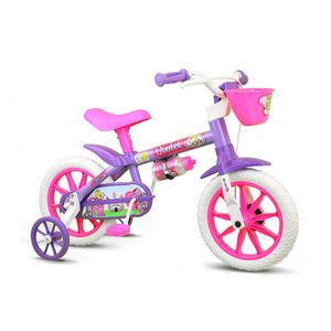 BACCIO Bicicleta FLOWER VIOLET rodado 12 Violeta/Fucsia