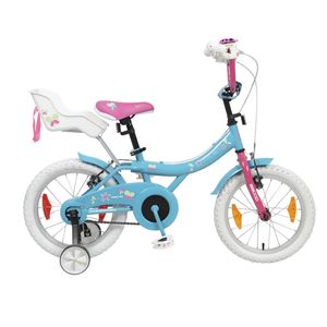 BACCIO Bicicleta niña MYSTIC SWEET rodado 16 Turquesa con Fucsia