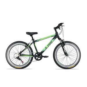 S-PRO Bicicleta VX rodado 24 Negro/Verde de niño