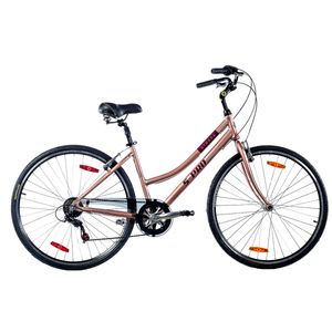 S-PRO Bicicleta STRADA Lady rodado 28 Talle M Rosa de paseo