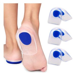 Talonera De Gel Silicona Deporte Trabajo Punto - Azul