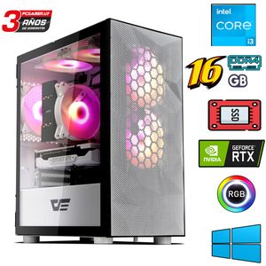 PCGAMER INTEL I3 16GB SSD NVIDIA RTX F80PLUS