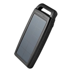 Cargador Power Bank Solar De 15000mah 2.1a + Luz Led Backup