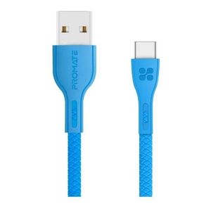 Cable Usb C Carga Rapida 3a 1,2m Samsung Huawei Azul Backup