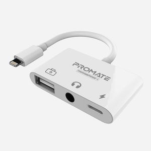 Adaptador Lightning A Usb Usb-c Aux Para iPhone iPad Backup