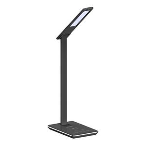 Lampara Led Con Cargador Inalambrico Qi Y Usb 10w Backup