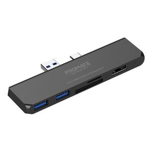 Hub Usb-c Hdmi 2usb Sd Microsd Promate Surfacehub-7 Backup