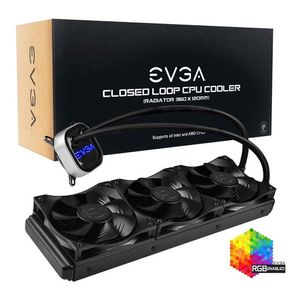 Fan Cooler Cpu Rgb Gamer Water Cooling Evga Clc 360mm Backup