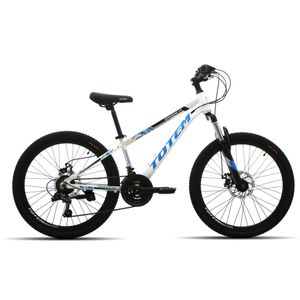BICICLETA TOTEM SUNSHINE R24 BLANCA C/CELESTE Supergym