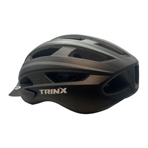 CASCO NEGRO Y GRIS (M-L) -TRINX