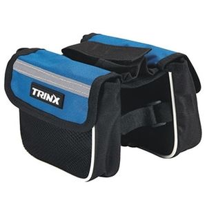BOLSO TRINX  BICICLETA PARA RACK NEGRO Y AZUL