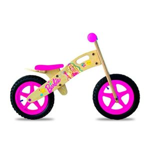 BICICLETA BARBIE DE MADERA PARA NIÑA NIÑO PRIMEROS PASOS