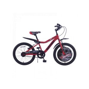 BICICLETA HOTWHEELS NIÑO NIÑA RODADO 20 - ROJA