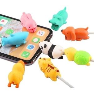 Protector Cable Micro Usb C iPhone Animales Cargador