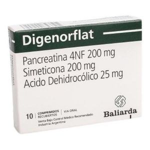 Digenorflat X 10 Comprimidos
