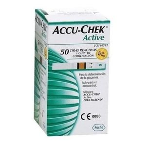 Accu-chek Active X 50 Tirillas Glucometro Tiras Glicemia