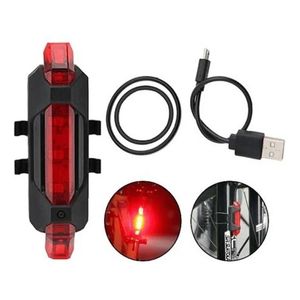Luz Bicicleta Recargable Usb A Prueba De Agua