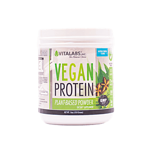 Proteína Vegana Aislada 1lb Vainilla Vitalabs