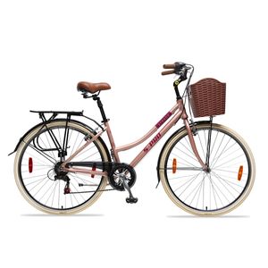 S-PRO Bicicleta STRADA Lady DLX rodado 28 Rosa Rj de paseo