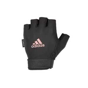 GUANTE PARA ENTRENAMIENTO NEGRO LOGO ROSA L ADIDAS  Supergym