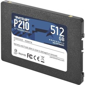 Disco de Estado Sólido SSD PATRIOT P210 Sata 3 2.5" 512GB