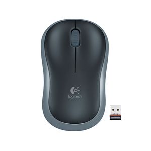 Mouse Inalámbrico LOGITECH m185 Negro y gris