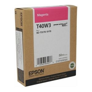 Cartucho Tinta EPSON T40W3 Magenta para SC T3170 y SC T5170 T40W 3