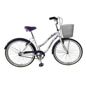 OKAN Bicicleta de paseo BLUZZ rodado 26 Blanco