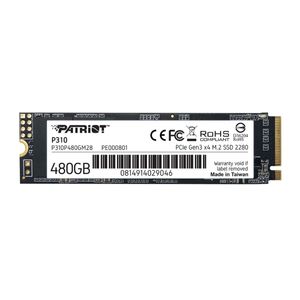 Disco SSD M2 2280 NVMe 480Gb Patriot P310