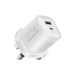 CARGADOR PARED 33W USB-C/USB-A QC3.0 PROMATE POWERPORT-33 W