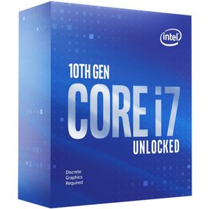 Procesador CPU Intel Core I7 10700kf S1200 S/fan S/video