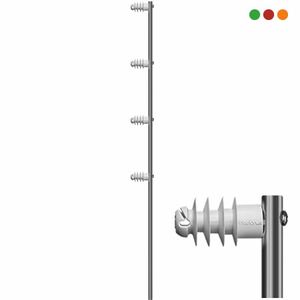 Cerca Elec. Asta Aluminio Estrella C/4 Aisladores INTELBRAS