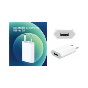 Ficha Cargador Para iPhone 5w Usb A - Market