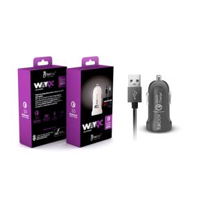 Cargador Para Auto Foxbox Micro Usb Negro - Market