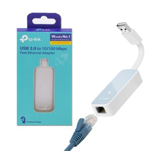 Adaptador De Red Usb 2.0 A Rj45 Tp-link UE200 Ethernet 10/100