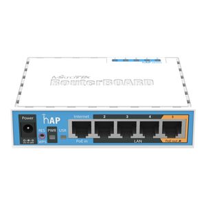 Switch 4 Puertos MikroTik RouterBOARD hAP