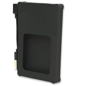 Gabinete 2,5&quot; SATA-USB 2.0 Goma Negro Manhattan