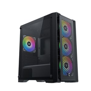 GABINETE XIGMATEK LUX M BLACK MATX 4 FAN FIXED RGB