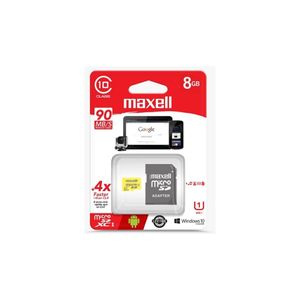 Tarjeta De Memoria Maxell Micro Sd 8gb Clase 10 - Market