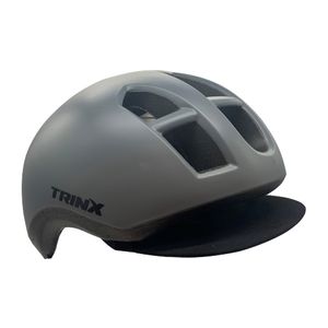 CASCO GRIS MATE (M-L) -TRINX
