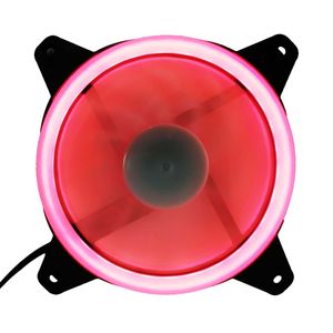 Fan Perseo Led 12cm Rojo