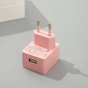 Cargador de Pared USB 5V2A-JZB210-050200EU - Rosa