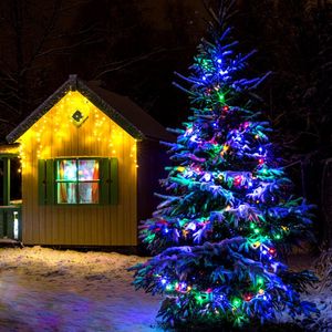 Luces solares de Colores - Cable de Cobre 12 M con 100 LED