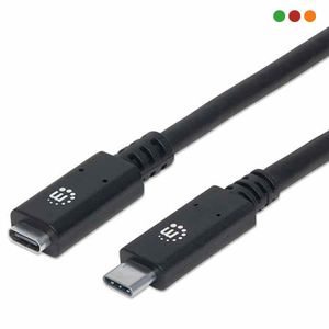 Cable Usb C Macho/hembra Extension 50cm Usb 3.2 - Manhattan