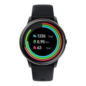 Smartwatch Imilab Kw66 Smart Watch 1.28  Caja 45.3mm De  Aleación De Zinc  Black, Malla  Black De  Silicona